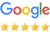 Google 5-star rating icon for JVRC, excellence in insurance brokerage and client satisfaction