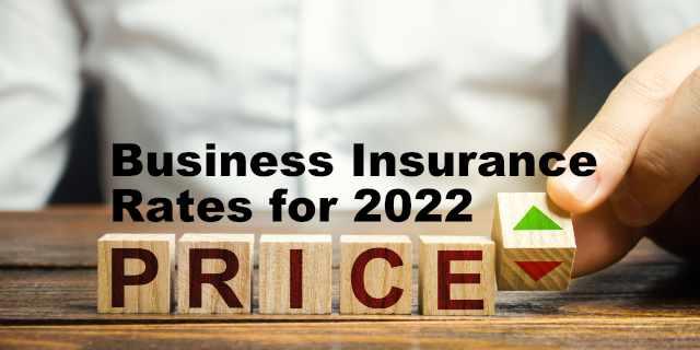 Business insurance pricing concept showing rate trends and cost factors for companies in California