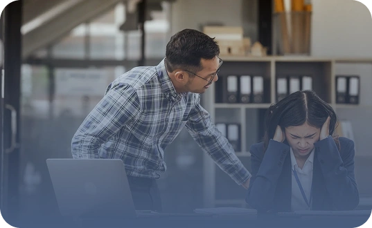 Workplace conflict scenario highlighting need for EPLI insurance coverage for businesses in California