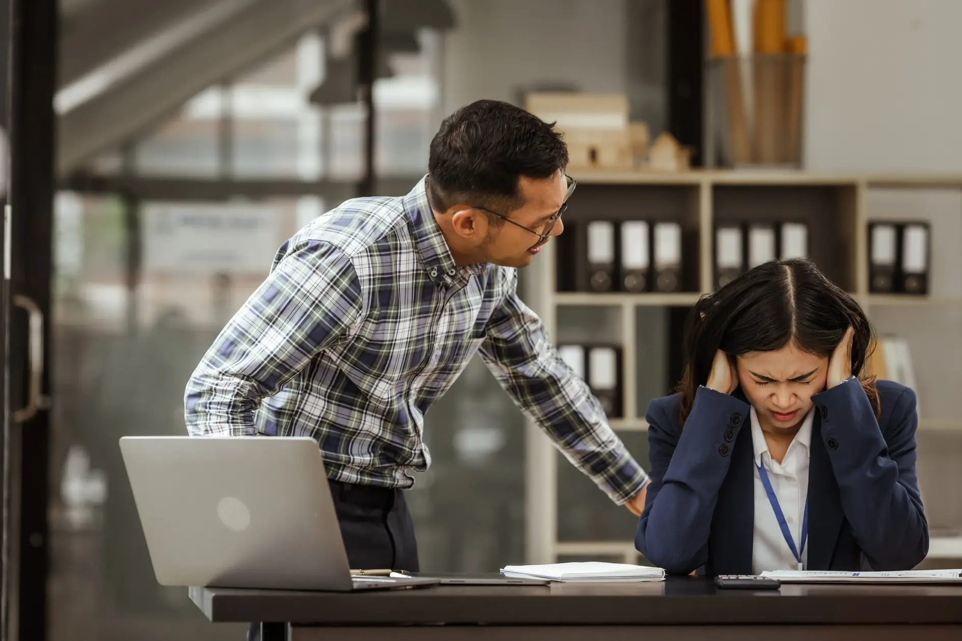 Workplace scenario highlighting EPLI insurance coverage for employee-related claims in California