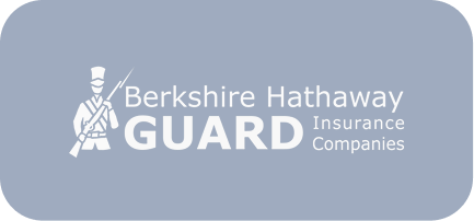 Berkshire Hathaway Guard logo representing trusted commercial business insurance companies in California