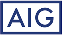 AIG logo representing a leading business insurance company offered through JVRC Insurance California